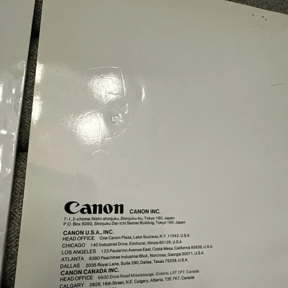 Canon Typemate 10 Electric Typewriter USER MANUALS
